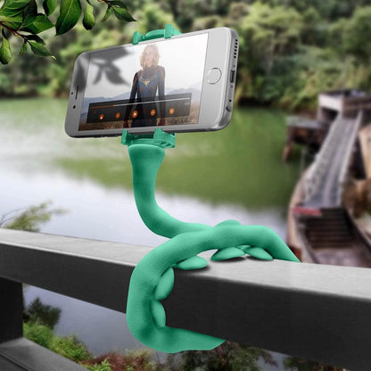 Cute Flexible Caterpillar Phone Stand – Multi-Angle Mobile Holder for Home & Travel