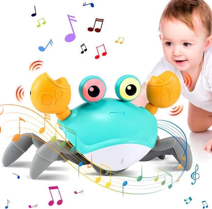 Electric Dancing Crab for Kids – USB Charging, Light-Up Moving Toy with Music