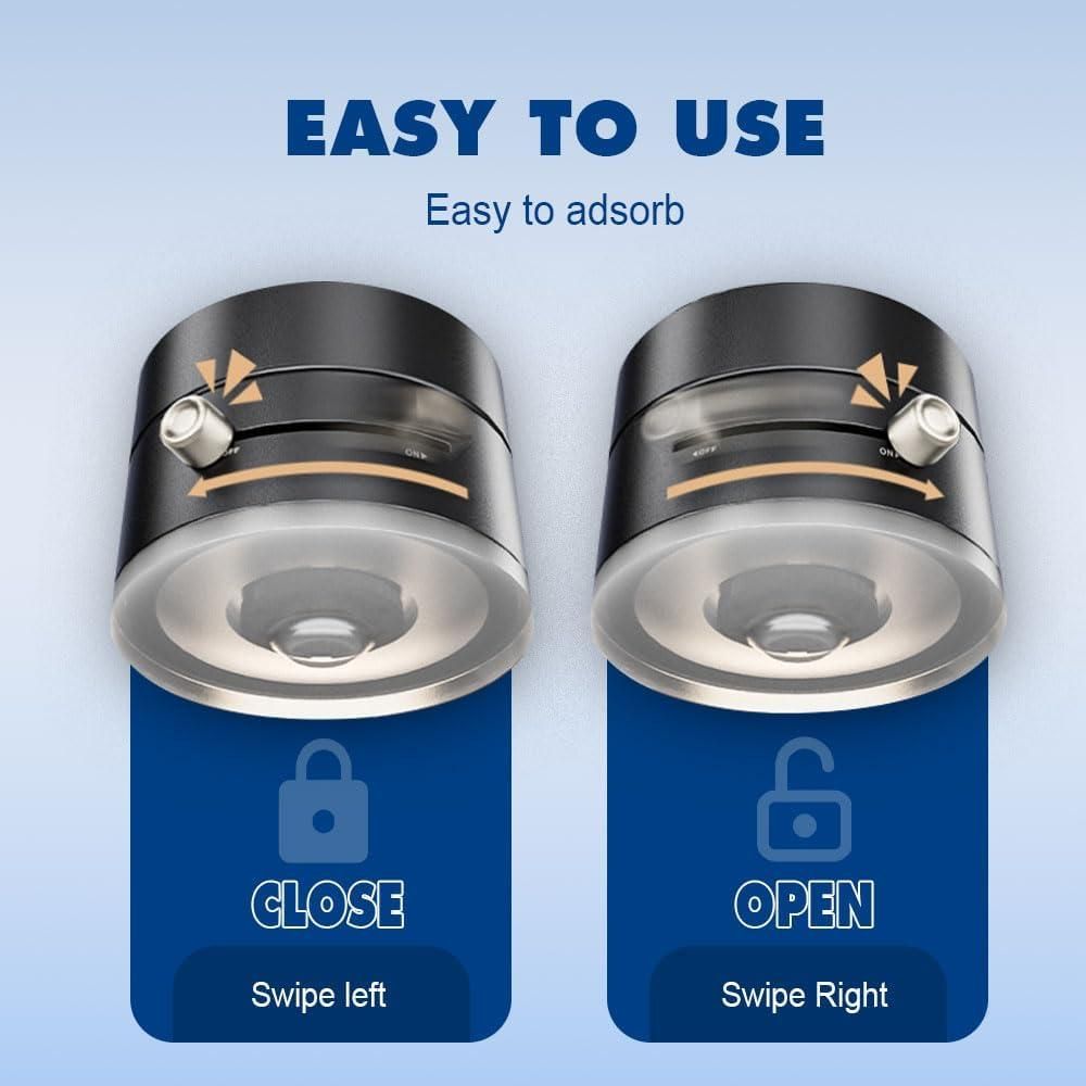 Vacuum Magnetic Phone Holder – Strong Suction Mount for Car & Desk Use