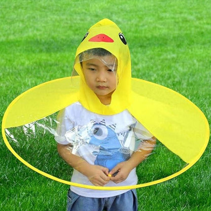 "Waterproof Duck Rain Cover for Kids – Cute & Protective Hooded Poncho for Toddlers and Children"