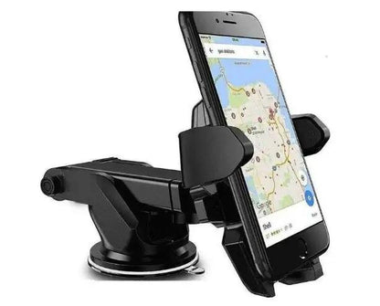 Revolex Car Phone Holder – Zoom Star Pros Dashboard Stand for All Smartphones (Black)