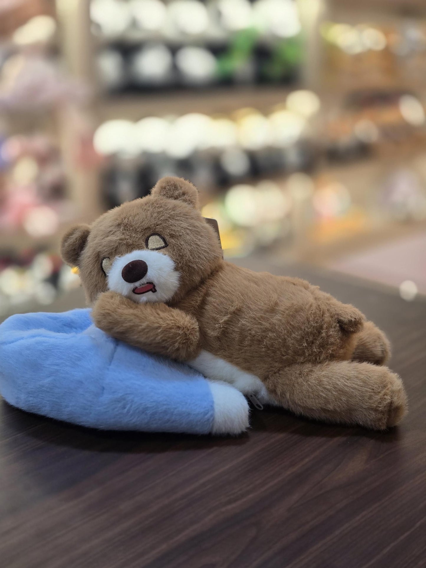 Sleeping Breathing Bear Soft Toy – Musical Plush Sleep Companion for Babies (30cm)