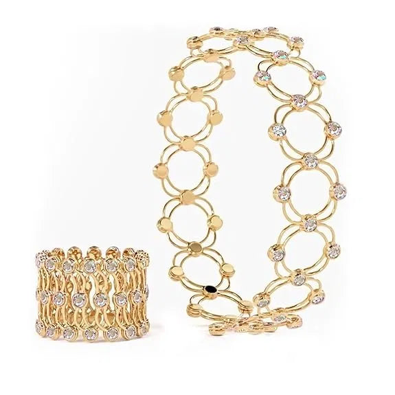 Trendy Bracelet Cum Ring – Ethnic Hand Jewelry for Women & Girls